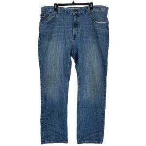 Ariat Legacy M4 Relaxed Straight Leg Jeans 40x32 Cotton Stretch Denim Distressed